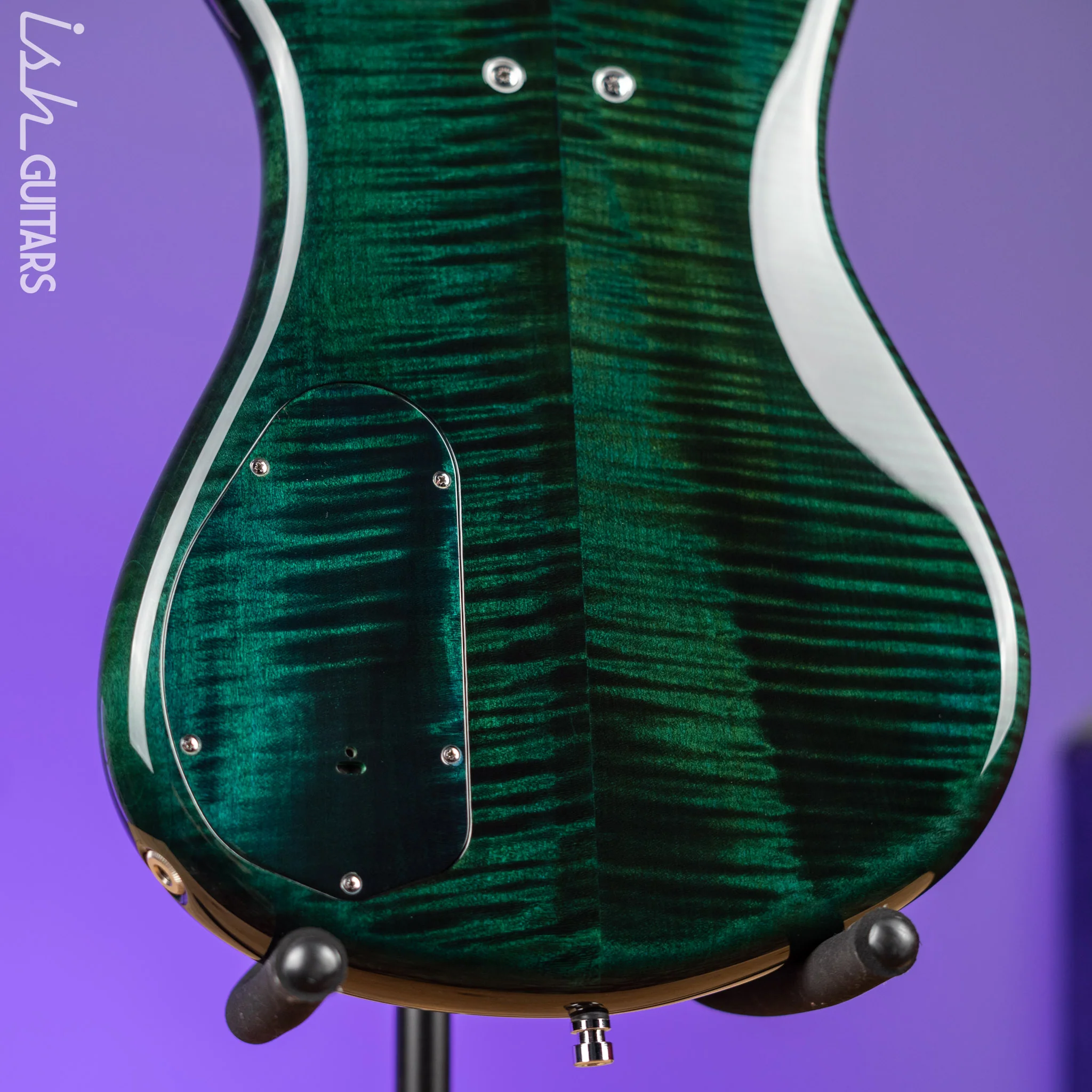 Warwick Custom Shop Streamer LX 5-String Bass Petrol Green NAMM - Image 9
