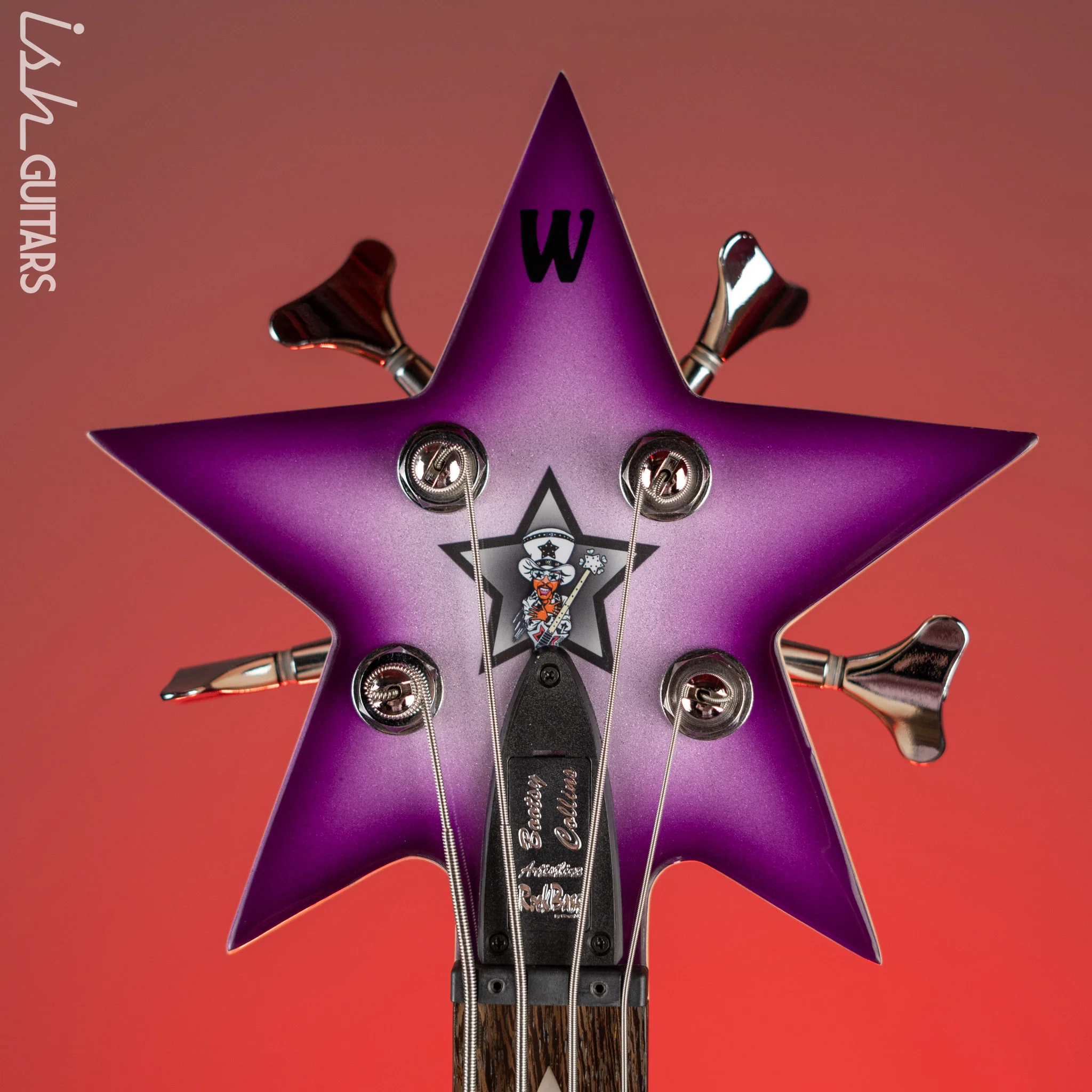 Warwick RockBass Artist Line Bootsy Collins "Space Bass" 4-String Bass B-Stock - Image 5