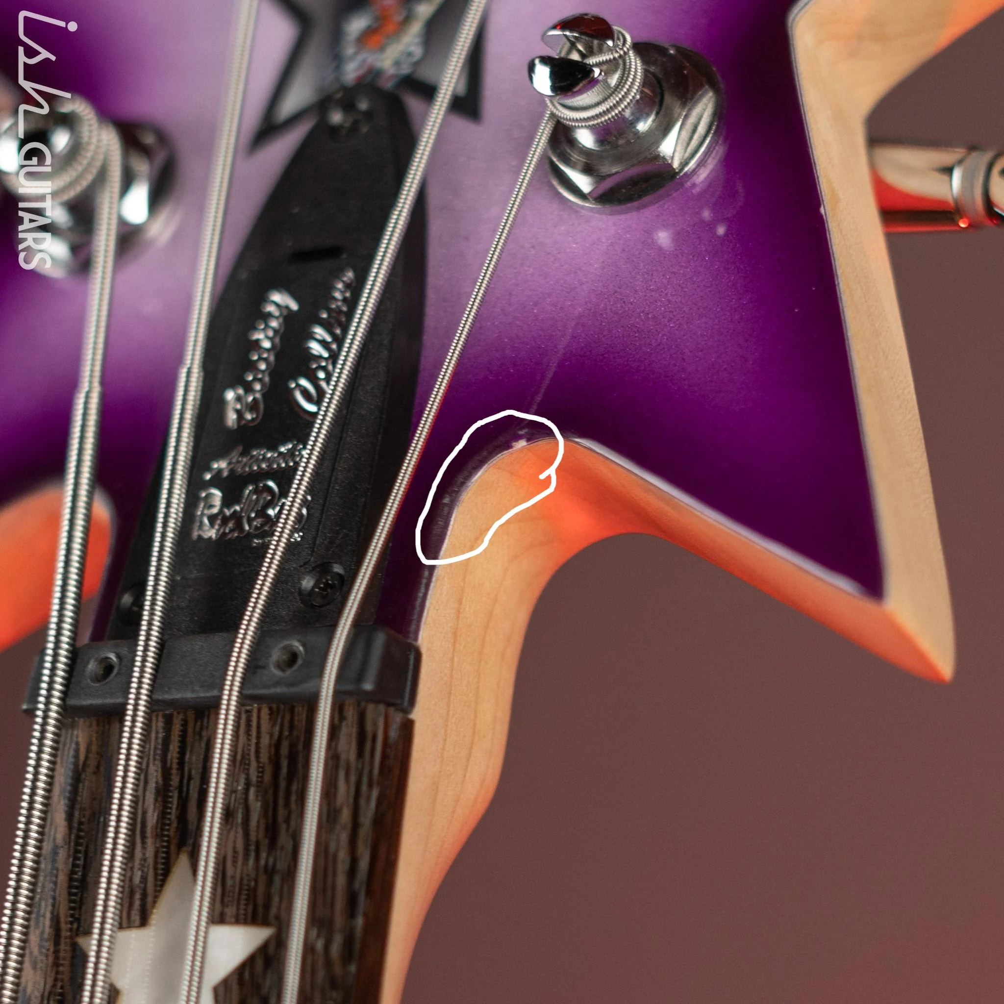 Warwick RockBass Artist Line Bootsy Collins "Space Bass" 4-String Bass B-Stock - Image 6