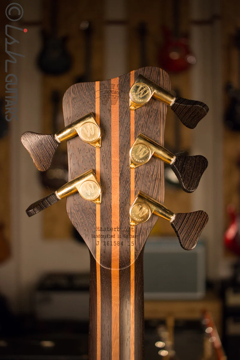 Warwick Masterbuilt Streamer Stage II 5 String Afzelia Wenge - Image 12