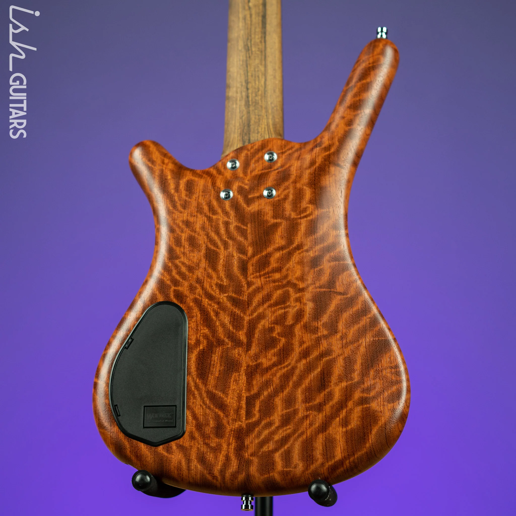 Warwick Teambuilt Pro Series Corvette 5-String Natural Bubinga Transparent Satin - Image 7