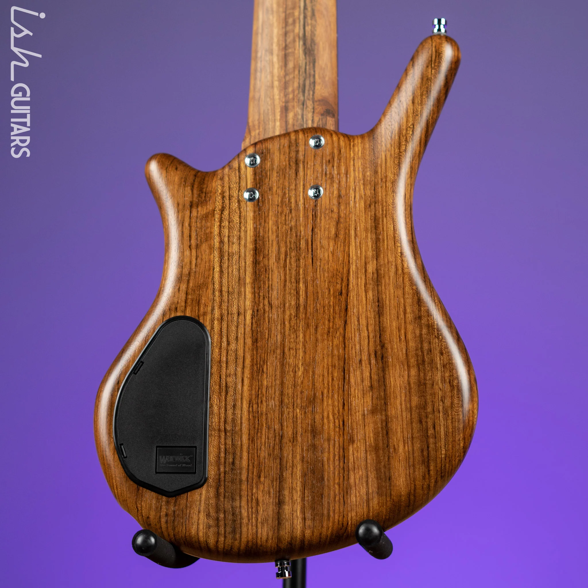 Warwick Teambuilt Pro Series Thumb 6-String Bass Natural Satin Ovangkol - Image 7