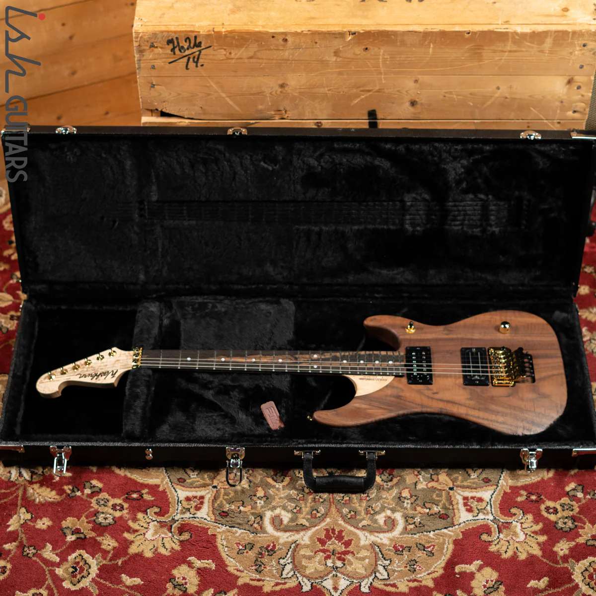 Washburn Limited Edition Nuno Bettencourt Signature Series N4 Walnut - Image 14