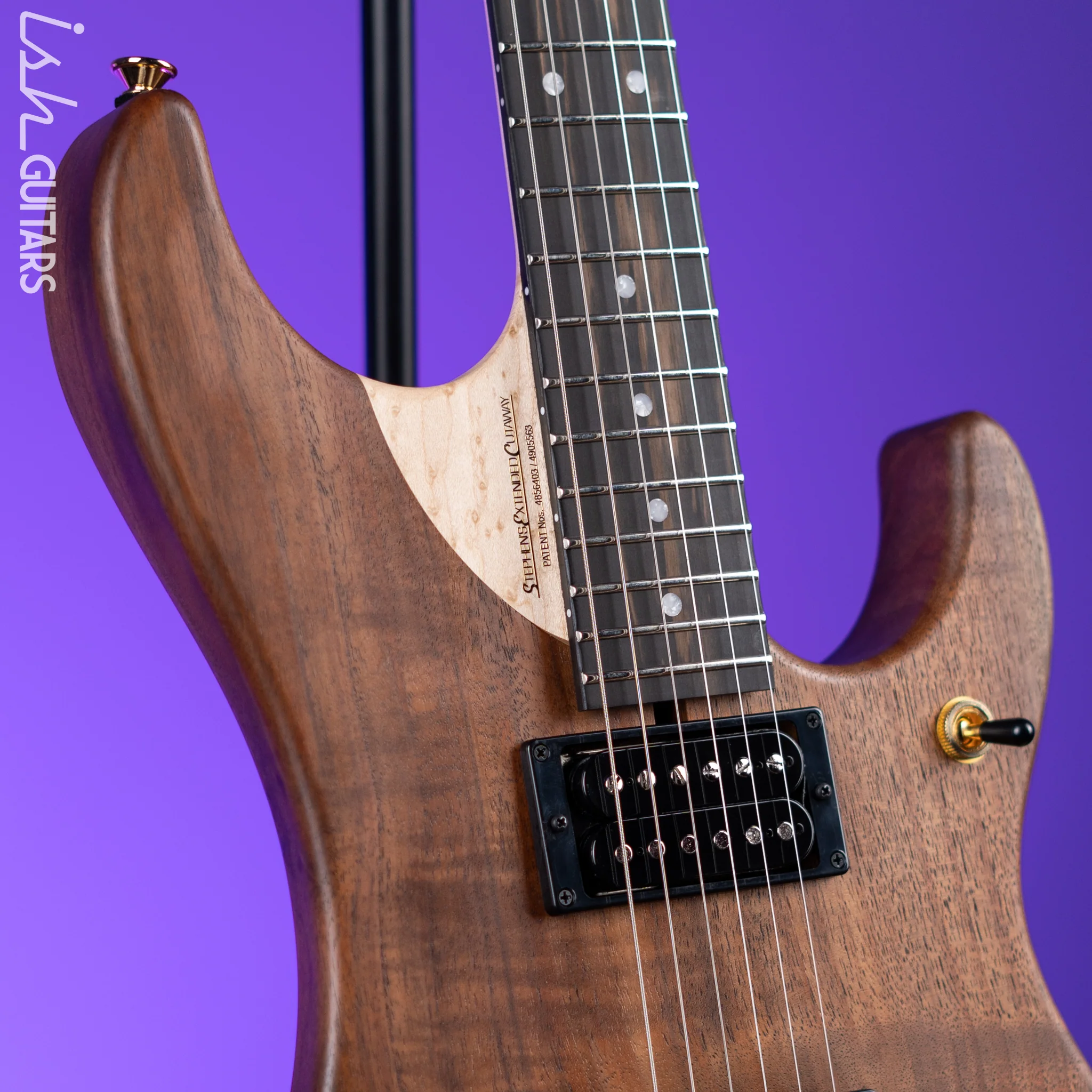 Washburn Limited Edition Nuno Bettencourt Signature Series N4 Walnut - Image 3