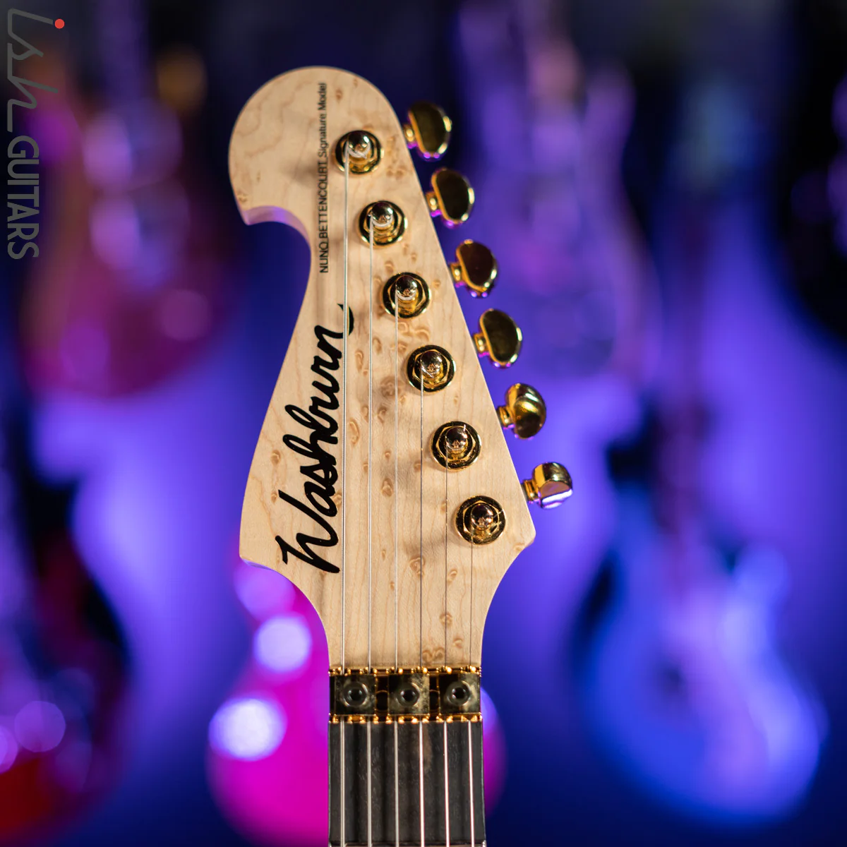 Washburn Limited Edition Nuno Bettencourt Signature Series N4 Walnut - Image 6