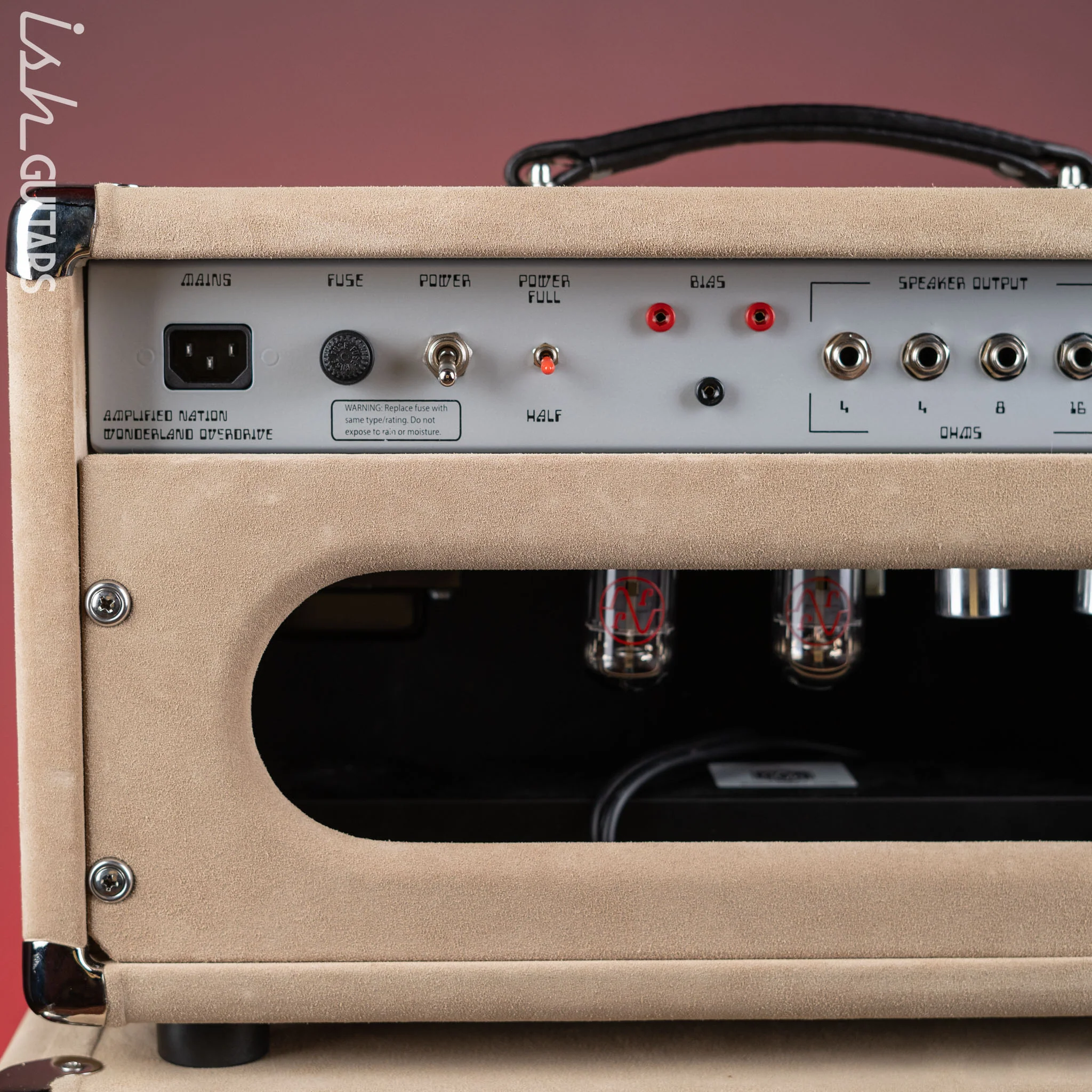 Wonderland Overdrive V2 by Amplified Nation & AN-65 1x12 Speaker Cabinet Dogwood Suede - Image 10
