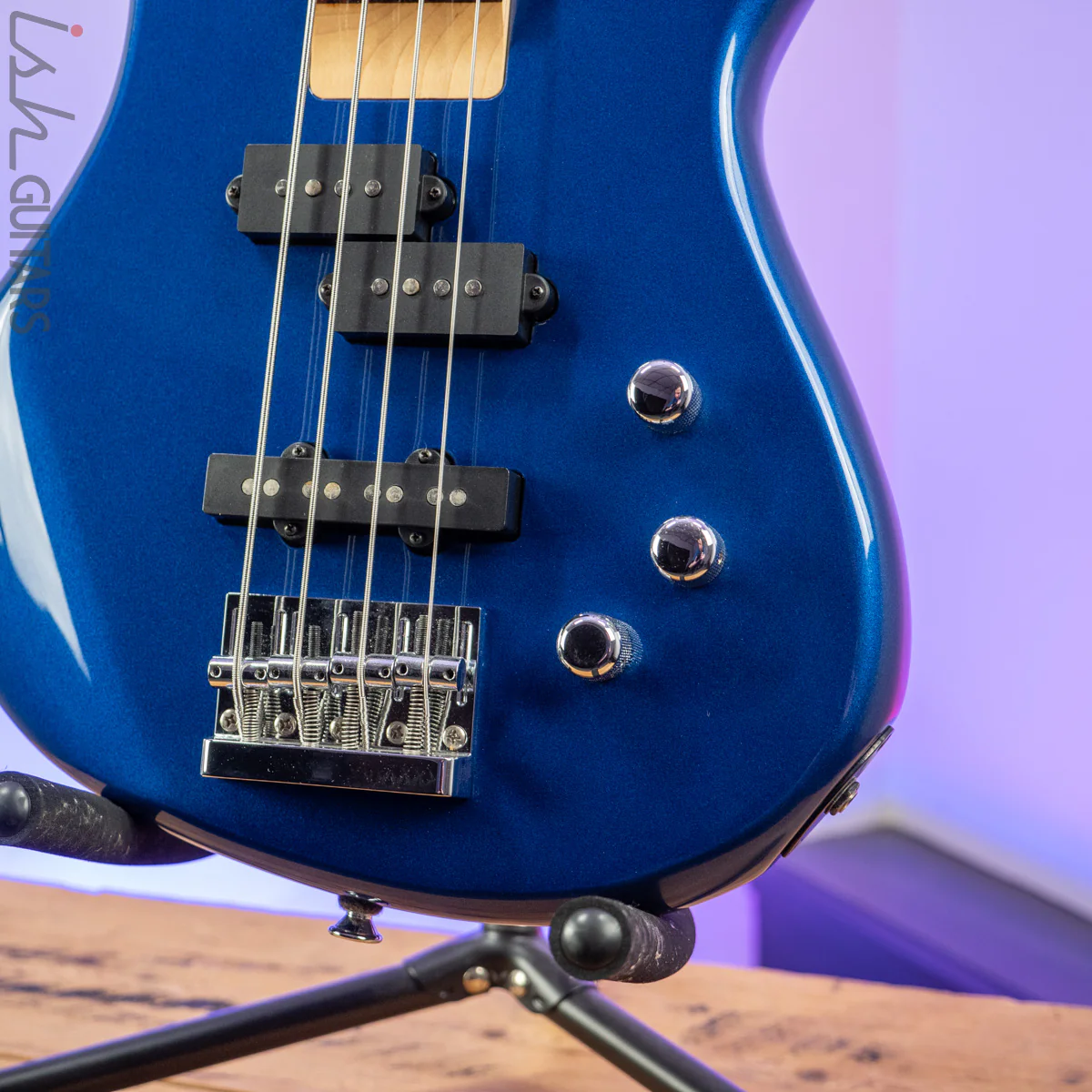 Jackson JS2 Metallic Blue Bass - Image 4