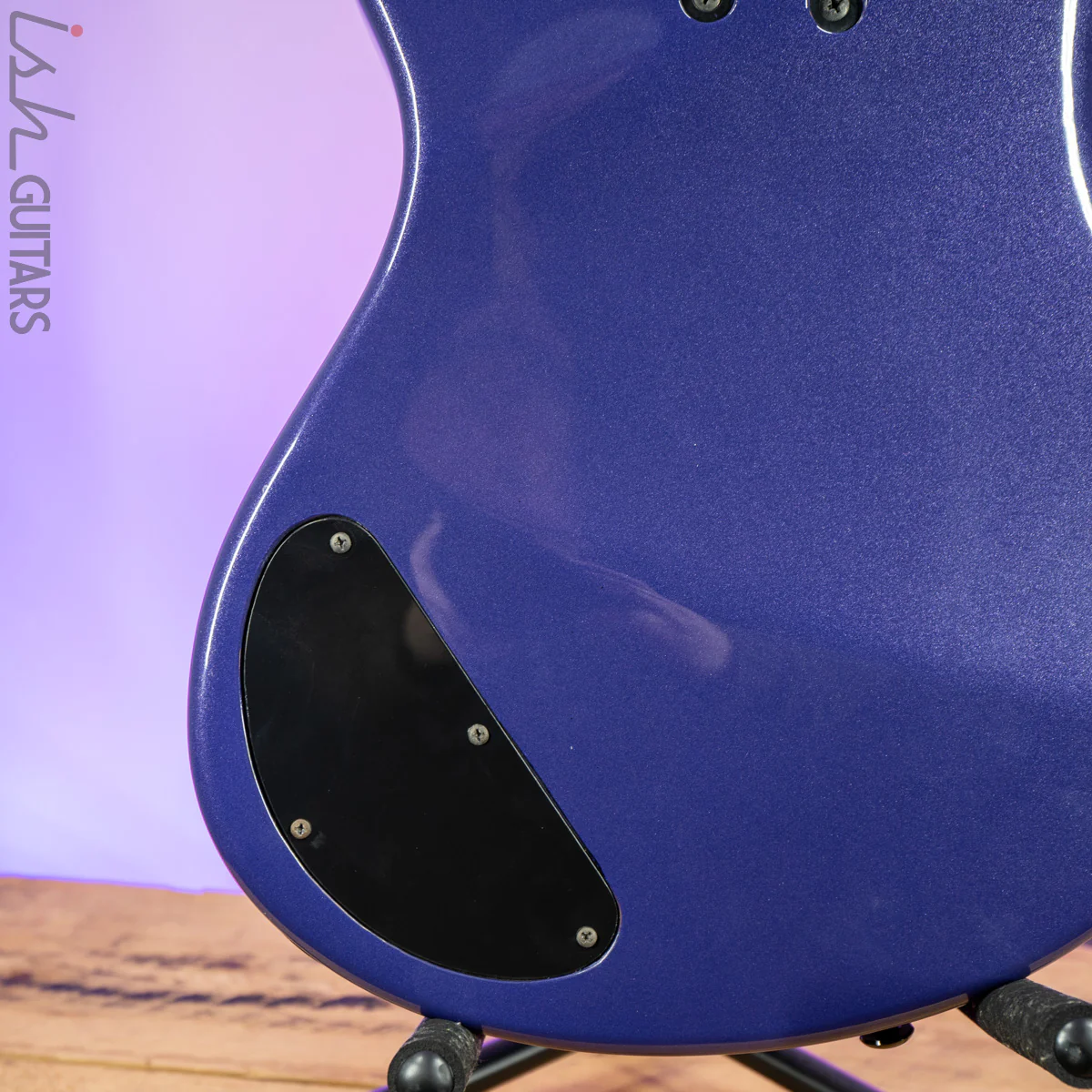 LTD H-4 Metallic Purple 4 String Bass Guitar - Image 13