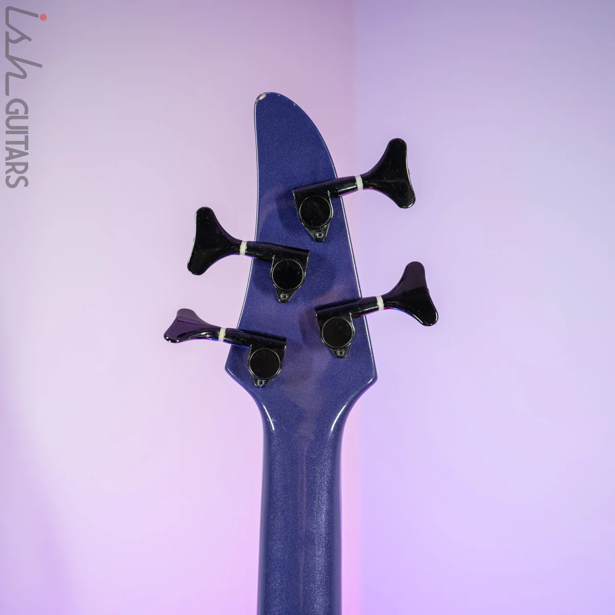 LTD H-4 Metallic Purple 4 String Bass Guitar - Image 14