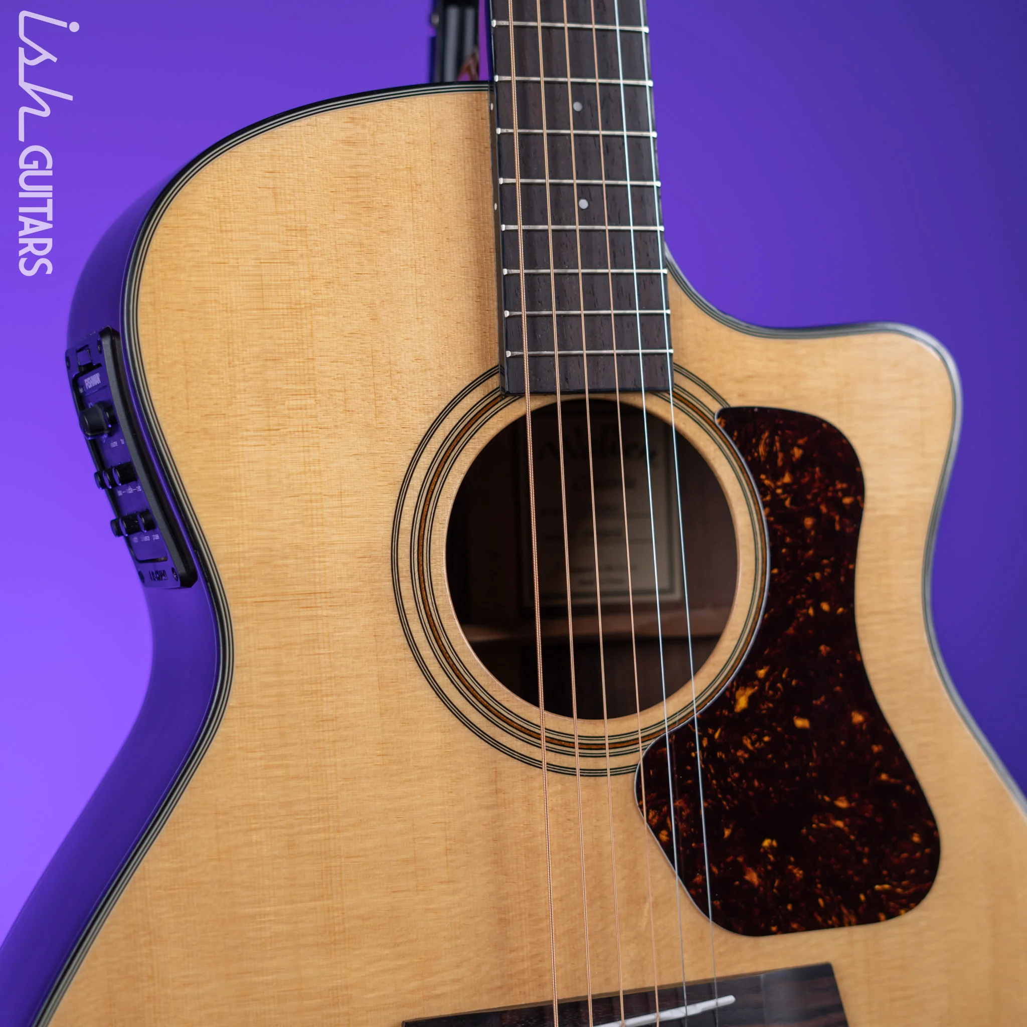 Walden Concorda CS500CE Acoustic-Electric Guitar Natural - Image 3